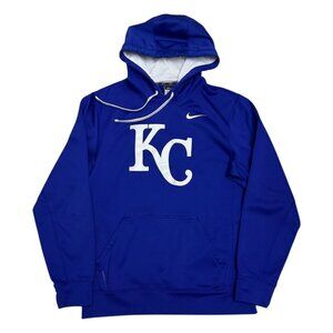 NIKE KANSAS CITY ROYALS MLB Baseball Hoodie Sweatshirt Mens Small